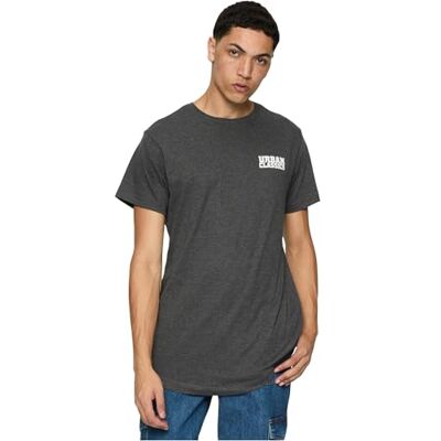 TB638Logo Urban Classics T-shirt męski, antracyt, XXL TB638Logo Urban Classics T-shirt męski, antracyt, XXL