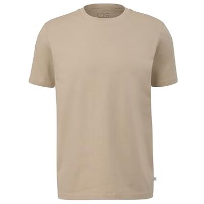2143874 QS T-shirt męski, beżowy, S 2143874 QS T-shirt męski, beżowy, S