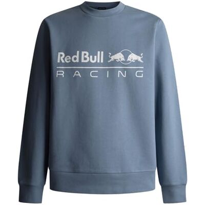 RM5800012 Red Bull Racing X Pepe Jeans Męska bluza RBR TEAM LOGO CREW, niebieska (SOHO BLUE), XS, Niebieski (Soho Blue), XS RM5800012 Red Bull Racing X Pepe Jeans Męska bluza RBR TEAM LOGO CREW, niebieska (SOHO BLUE), XS, Niebieski (Soho Blue), XS