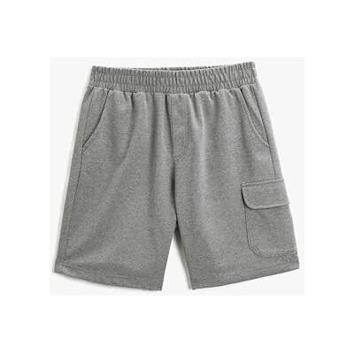 3SAM40090NK Koton Męskie szorty typu oversized cargo Elastic Waist Pocket Detailed, Szary melanż (grm), M 3SAM40090NK Koton Męskie szorty typu oversized cargo Elastic Waist Pocket Detailed, Szary melanż (grm), M