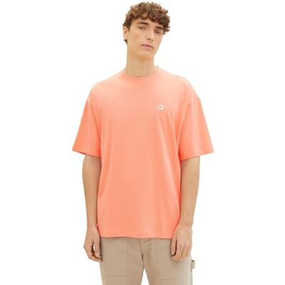 1041181 TOM TAILOR Denim T-shirt męski, 21237 Clear Coral, XS 1041181 TOM TAILOR Denim T-shirt męski, 21237 Clear Coral, XS