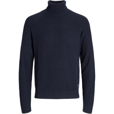 12285616-4859934 JACK & JONES Jjpannel Knit Roll Neck Aw25 Pls Plus Size, sky captain, 3XL 12285616-4859934 JACK & JONES Jjpannel Knit Roll Neck Aw25 Pls Plus Size, sky captain, 3XL