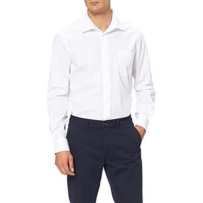 59374626 JP 1880 Męska koszulka męska, duże rozmiary, L-8XL do 8XL, koszula, koszula biznesowa, kieszeń na piersi, kołnierz i Comfort Fit, czysta bawełna, łatwa do prasowania 703633, biały, XXL 59374626 JP 1880 Męska koszulka męska, duże rozmiary, L-8XL do 8XL, koszula, koszula biznesowa, kieszeń na piersi, kołnierz i Comfort Fit, czysta bawełna, łatwa do prasowania 703633, biały, XXL
