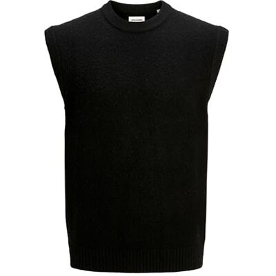 12287321-4878610 Jjesoho Ollie Knit Vest, czarny, S 12287321-4878610 Jjesoho Ollie Knit Vest, czarny, S