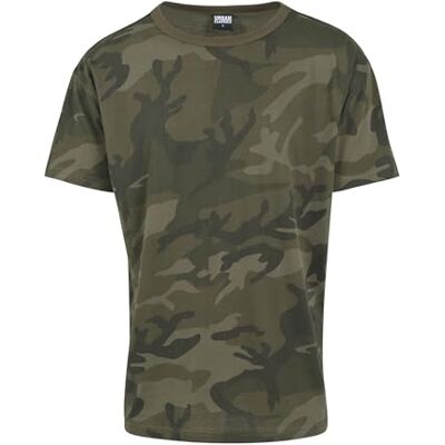 TB1780-775 Urban Classics M?ska koszulka Camo Oversized, wielokolorowy (Olive Camo 775), S TB1780-775 Urban Classics M?ska koszulka Camo Oversized, wielokolorowy (Olive Camo 775), S