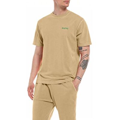 M6588 .000.23312E Replay T-shirt męski, Desert 017, XL M6588 .000.23312E Replay T-shirt męski, Desert 017, XL