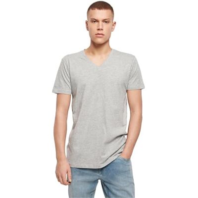 BY006-00431-0054 Build Your Brand Męski T-shirt Light Tee dekolt w serek, górna część z dekoltem w serek, dostępny w wielu kolorach, rozmiary S 5XL BY006-00431-0054 Build Your Brand Męski T-shirt Light Tee dekolt w serek, górna część z dekoltem w serek, dostępny w wielu kolorach, rozmiary S 5XL
