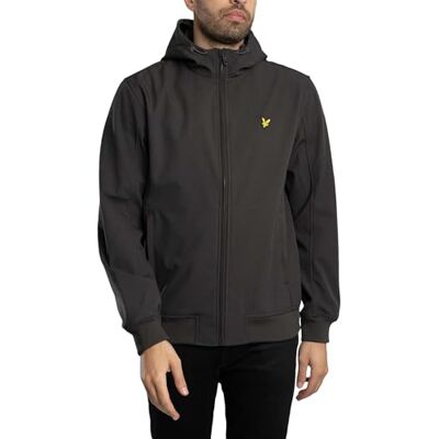 JK2200V Lyle & Scott Męski Kurtka Softshell Z Siateczką Na Plecach, Gunmetal, M JK2200V Lyle & Scott Męski Kurtka Softshell Z Siateczką Na Plecach, Gunmetal, M