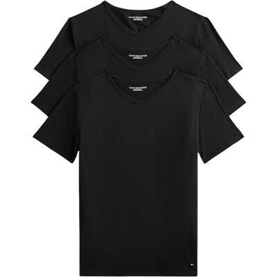 UM0UM03137 Tommy Hilfiger Koszulka męska S/S, Czarny (czarny/czarny/czarny), S UM0UM03137 Tommy Hilfiger Koszulka męska S/S, Czarny (czarny/czarny/czarny), S