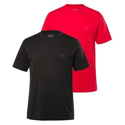 702637 JP 1880 Menswear Big & Tall Plus Size L-8XL T-shirt, Basic, okrągły dekolt, Combed Cotton, up to 8XL 702558, Czerwony chilli., XL 702637 JP 1880 Menswear Big & Tall Plus Size L-8XL T-shirt, Basic, okrągły dekolt, Combed Cotton, up to 8XL 702558, Czerwony chilli., XL