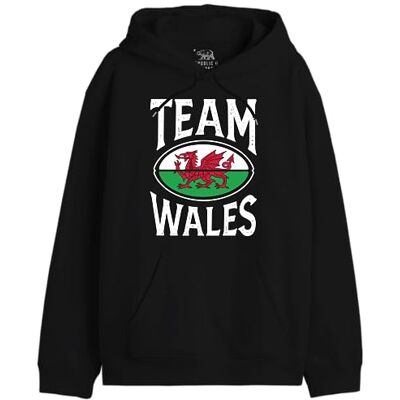 UXREPCZSW039 Republic Of California "Team Wales" Bluza męska, czarna, rozmiar XS, czarny, XX-Large UXREPCZSW039 Republic Of California "Team Wales" Bluza męska, czarna, rozmiar XS, czarny, XX-Large