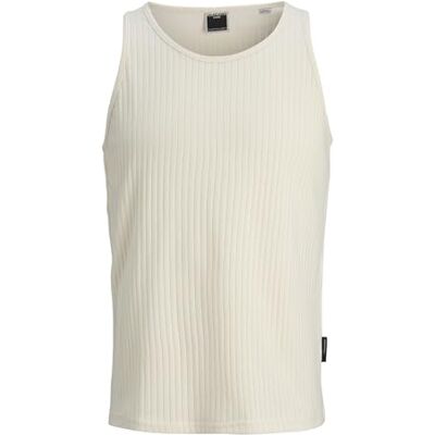 12277751-4763202 JACK & JONES Jcoinfinity Rib Tank Top męski, Cloud Dancer, M 12277751-4763202 JACK & JONES Jcoinfinity Rib Tank Top męski, Cloud Dancer, M