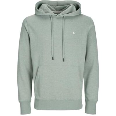 12256591 Jack & Jones JJEPAULOS Sweat Hood Noos, Iceberg Green/Szczegóły: melanż, XS 12256591 Jack & Jones JJEPAULOS Sweat Hood Noos, Iceberg Green/Szczegóły: melanż, XS