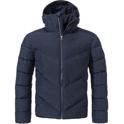 23913 Schöffel Męska kurtka Ins Jacket Style Lodos MNS, lekka pikowana kurtka o wysokiej wydajności cieplnej, wygodna, ciepła kurtka zimowa z kapturem i wysokim kołnierzem 23913 Schöffel Męska kurtka Ins Jacket Style Lodos MNS, lekka pikowana kurtka o wysokiej wydajności cieplnej, wygodna, ciepła kurtka zimowa z kapturem i wysokim kołnierzem