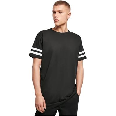 BY032-00050-0046 Build Your Brand Męski t-shirt Stripe Jersey BY032-00050-0046 Build Your Brand Męski t-shirt Stripe Jersey