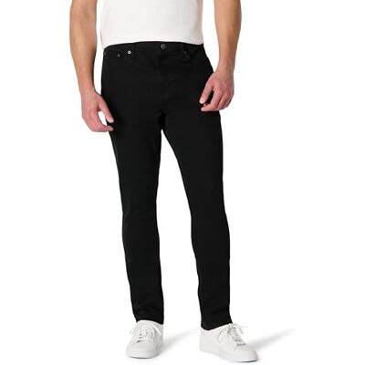 AEMN14928_Black Amazon Essentials Męskie dżinsy slim fit, Czarny, 30W / 32L AEMN14928_Black Amazon Essentials Męskie dżinsy slim fit, Czarny, 30W / 32L