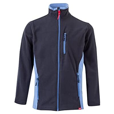 VELILLA 201504; Dwukolorowa kurtka polarowa; granatowy i jasnoniebieski; rozmiar 2XL VELILLA 201504; Dwukolorowa kurtka polarowa; granatowy i jasnoniebieski; rozmiar 2XL