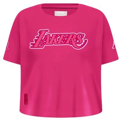 BLLBA516243 Big Girls NBA Classic Triple Pink Cotton Short Sleeve Boxy Tee, Fioletowy Beetroot Purple, XL BLLBA516243 Big Girls NBA Classic Triple Pink Cotton Short Sleeve Boxy Tee, Fioletowy Beetroot Purple, XL