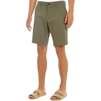 MW0MW34503 Tommy Hilfiger Męskie spodenki chinosy z nadrukiem Harlemu , khaki (zieleń wojskowa), NI30, Khaki (zieleń wojskowa), 30W MW0MW34503 Tommy Hilfiger Męskie spodenki chinosy z nadrukiem Harlemu , khaki (zieleń wojskowa), NI30, Khaki (zieleń wojskowa), 30W