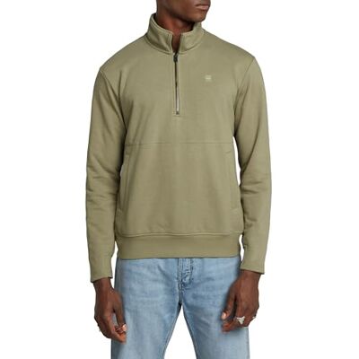 D26305 G-STAR RAW Męska bluza Nifous Half Zip Sw, Zielony (Ensis Green -d566-6057), XXL D26305 G-STAR RAW Męska bluza Nifous Half Zip Sw, Zielony (Ensis Green -d566-6057), XXL