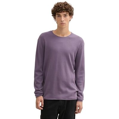 1042517 TOM TAILOR Denim Sweter męski, 36513 Foggy Purple, L 1042517 TOM TAILOR Denim Sweter męski, 36513 Foggy Purple, L