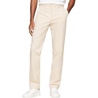 MW0MW24872 Tommy Hilfiger Męskie spodnie chinosy Denton Essential Twill Stretch, Klasyczny beżowy, 30W / 28L MW0MW24872 Tommy Hilfiger Męskie spodnie chinosy Denton Essential Twill Stretch, Klasyczny beżowy, 30W / 28L