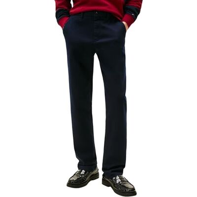 MW0MW41529 Tommy Hilfiger Męskie Denton Brushed Twill Chino Chino, niebieski, 29W / 36L, Niebieski (pustynne niebo), 29W / 36L MW0MW41529 Tommy Hilfiger Męskie Denton Brushed Twill Chino Chino, niebieski, 29W / 36L, Niebieski (pustynne niebo), 29W / 36L