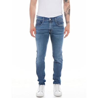 M914Y .000.661 OR2 Replay Męskie dżinsy slim fit Anbass Hyperflex Original, 009 Medium Blue, 32W / 32L M914Y .000.661 OR2 Replay Męskie dżinsy slim fit Anbass Hyperflex Original, 009 Medium Blue, 32W / 32L