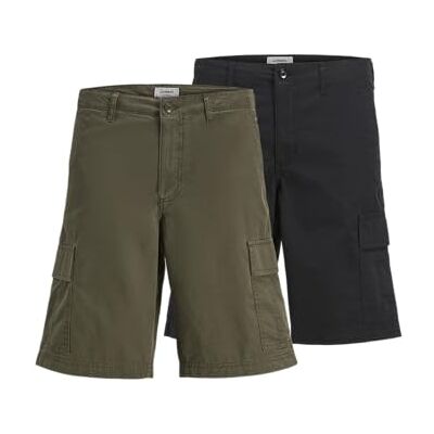 12278332-4767566 Jrebcarlos Rebel Cargo Short 2 Pk Mp, czarny, S 12278332-4767566 Jrebcarlos Rebel Cargo Short 2 Pk Mp, czarny, S