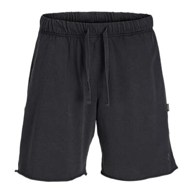 12256937 JACK&JONES JPSTBILL JJKIDD WASH szorty dresowe, czarny, M 12256937 JACK&JONES JPSTBILL JJKIDD WASH szorty dresowe, czarny, M