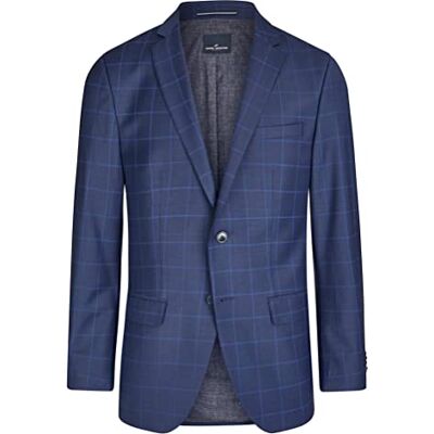 4062222431730 Daniel Hechter Męska marynarka Classic Modern Fit, Niebieski (670), 102 Tall 4062222431730 Daniel Hechter Męska marynarka Classic Modern Fit, Niebieski (670), 102 Tall