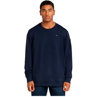 D23514 G-Star RAW Lekka bluza Sleeve Pocket, Niebieski (Imperial Blue -d278-1305), XS D23514 G-Star RAW Lekka bluza Sleeve Pocket, Niebieski (Imperial Blue -d278-1305), XS