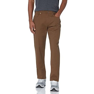 AE1908384-BN-32W x 34L Amazon Essentials Męskie Athletic-Fit 5-kieszeniowe rozciągliwe spodnie diagonalne (dostępne w dużych i wysokich), brązowe, 32 W x 34 L AE1908384-BN-32W x 34L Amazon Essentials Męskie Athletic-Fit 5-kieszeniowe rozciągliwe spodnie diagonalne (dostępne w dużych i wysokich), brązowe, 32 W x 34 L