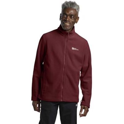 1711371_2511 Jack Wolfskin Męska kurtka polarowa Winterstein Fz M, Głęboki rubin, M 1711371_2511 Jack Wolfskin Męska kurtka polarowa Winterstein Fz M, Głęboki rubin, M