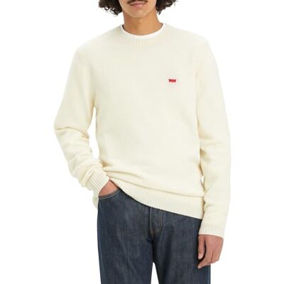 A4320 Levi's Męski oryginalny sweter Hm Sweater, Cloud Cream, XS A4320 Levi's Męski oryginalny sweter Hm Sweater, Cloud Cream, XS