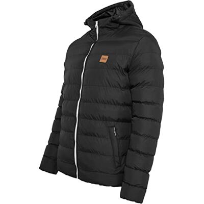 TB863-00061 Urban Classics Basic Bubble Jacket Kurtka Mężczyźni , czarny (Black/White/Black) , 4XL TB863-00061 Urban Classics Basic Bubble Jacket Kurtka Mężczyźni , czarny (Black/White/Black) , 4XL