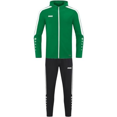 M9623 JAKO Męski dres prezentacyjny Power, sportowy zielony, L M9623 JAKO Męski dres prezentacyjny Power, sportowy zielony, L