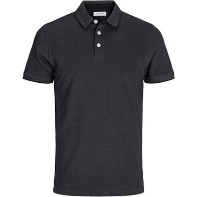 12136668-Detail:SLIM FIT - MELANGE JACK & JONES Jjepaulos Polo Ss Noos Koszulka polo Mężczyźni , ciemnoszary melanż , M 12136668-Detail:SLIM FIT - MELANGE JACK & JONES Jjepaulos Polo Ss Noos Koszulka polo Mężczyźni , ciemnoszary melanż , M