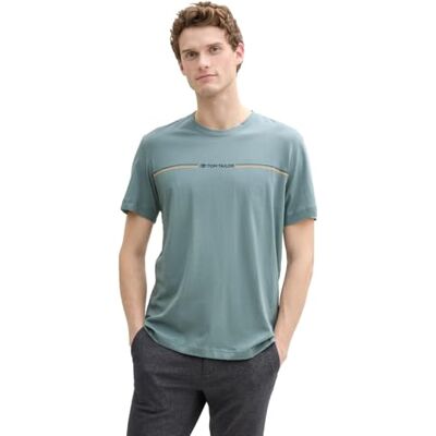 1037803 TOM TAILOR T-shirt męski, 31090 Trooper Green, M 1037803 TOM TAILOR T-shirt męski, 31090 Trooper Green, M