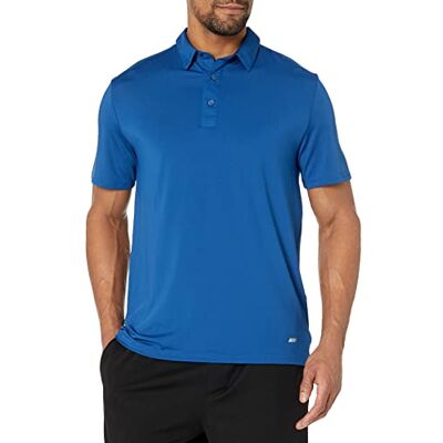 13140-400-SMALL Amazon Essentials Męska koszulka polo Slim-Fit Tech Stretch, jasnoniebieska, S 13140-400-SMALL Amazon Essentials Męska koszulka polo Slim-Fit Tech Stretch, jasnoniebieska, S