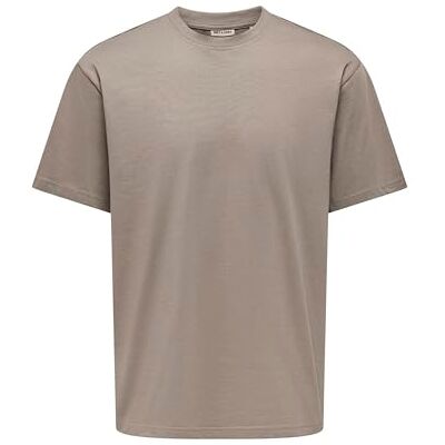 22022532 ONLY & SONS T-shirt męski ONSFRED, Desert Taupe, XL 22022532 ONLY & SONS T-shirt męski ONSFRED, Desert Taupe, XL