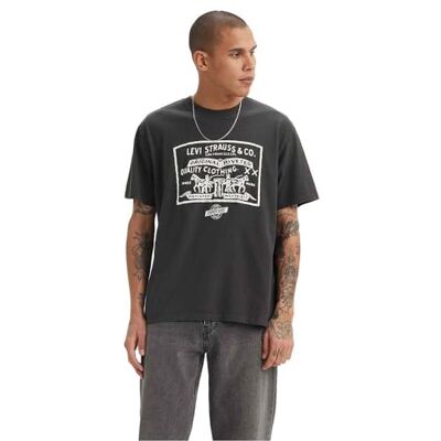 87373 Levi's Męski t-shirt w stylu vintage fit Graphic Tee, 2 Horse Pull Gd Pira, S 87373 Levi's Męski t-shirt w stylu vintage fit Graphic Tee, 2 Horse Pull Gd Pira, S