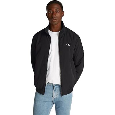J30J325592BEHXS Calvin Klein męska ciepła wyściełana kurtka Harrington, Ck czarny, XS J30J325592BEHXS Calvin Klein męska ciepła wyściełana kurtka Harrington, Ck czarny, XS