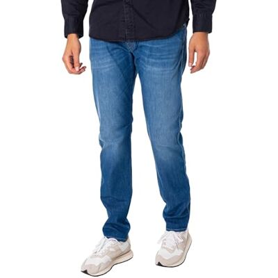 M914J .000.787 686 Replay Męskie dżinsy Slim Fit Anbass X-Lite Plus kolekcja, 009 Medium Blue, 28W / 32L M914J .000.787 686 Replay Męskie dżinsy Slim Fit Anbass X-Lite Plus kolekcja, 009 Medium Blue, 28W / 32L