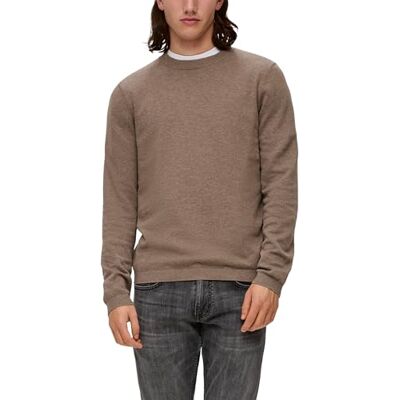 2141220 QS Sweter męski, brązowy, XL 2141220 QS Sweter męski, brązowy, XL