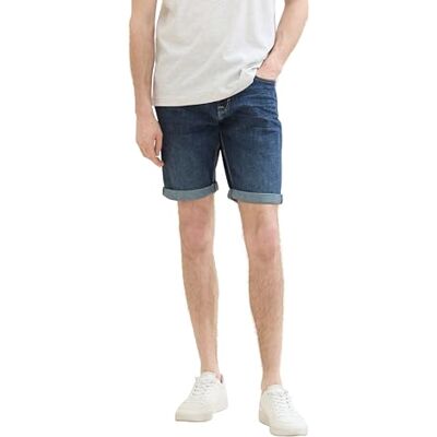 1040194 TOM TAILOR Męskie szorty slim jeans bermudy, 10281 – Mid Stone Wash Denim, 30 1040194 TOM TAILOR Męskie szorty slim jeans bermudy, 10281 – Mid Stone Wash Denim, 30