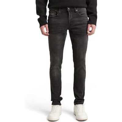 1008313-10250 TOM TAILOR Denim Męskie Jeansy 202212 Culver Skinny, 10250 Used Dark Stone Black Denim, 28W / 32L 1008313-10250 TOM TAILOR Denim Męskie Jeansy 202212 Culver Skinny, 10250 Used Dark Stone Black Denim, 28W / 32L
