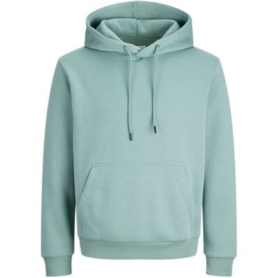 12249340-4890024 JACK & JONES Jjebradley Sweat Hood Noos, Mineral Blue, M 12249340-4890024 JACK & JONES Jjebradley Sweat Hood Noos, Mineral Blue, M