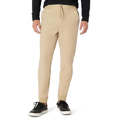 AEMN72722_Khaki Tan Amazon Essentials Męskie spodnie dresowe ze stretchem, Khaki Tan, XS AEMN72722_Khaki Tan Amazon Essentials Męskie spodnie dresowe ze stretchem, Khaki Tan, XS