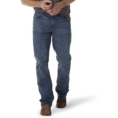 WRT20TB Wrangler Męskie dżinsy retro o luźnym kroju, True Blue, 29W / 30L WRT20TB Wrangler Męskie dżinsy retro o luźnym kroju, True Blue, 29W / 30L